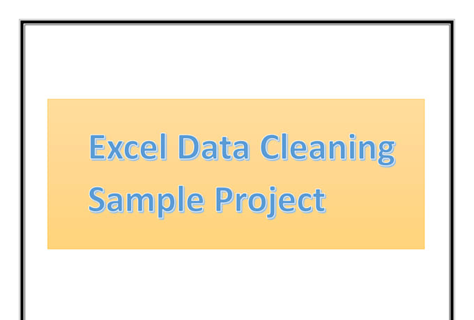 clean,format,merge and split data in excel